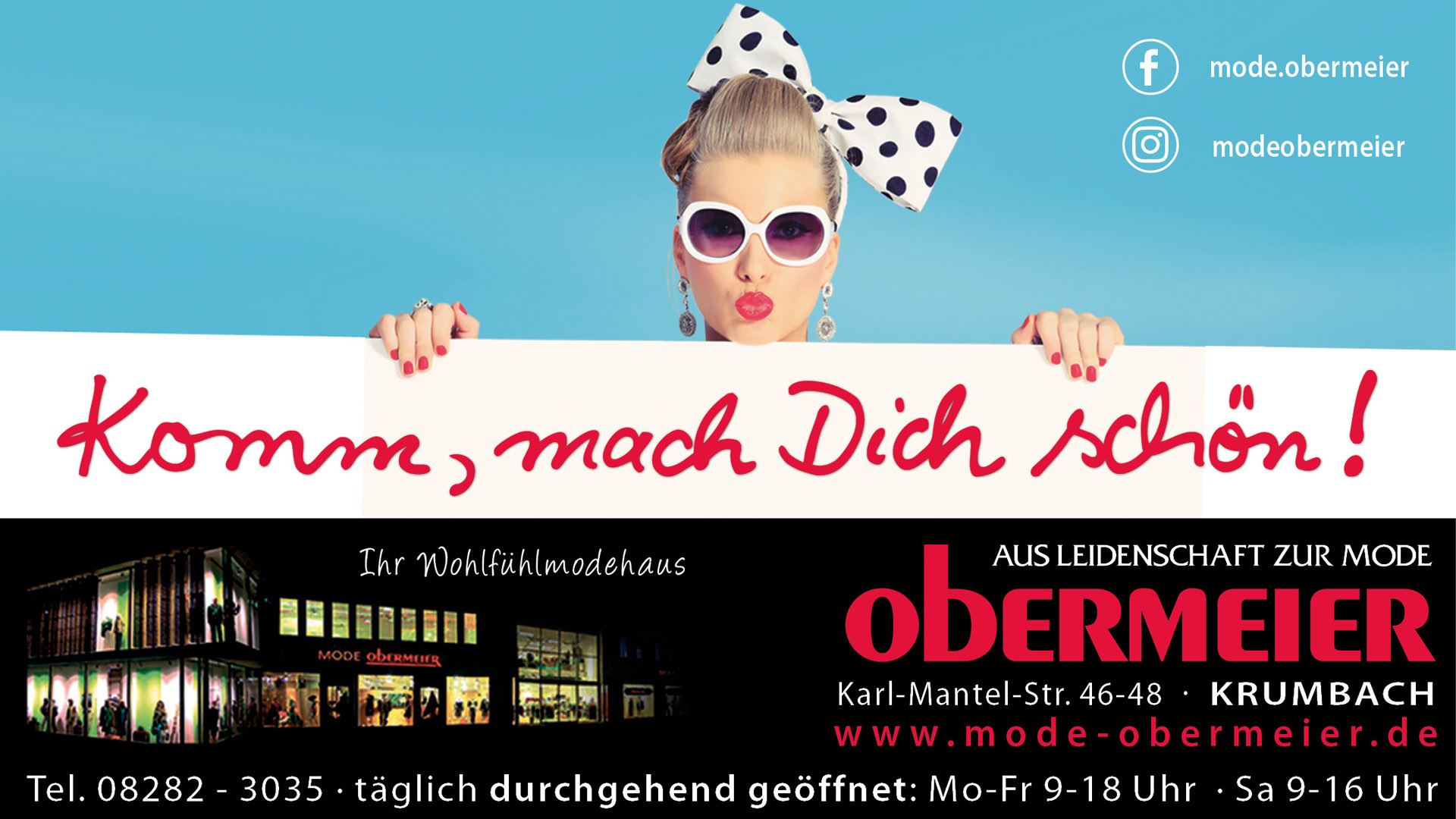 Live am Marktplatz Partner - Mode Obermeier in Krumbach